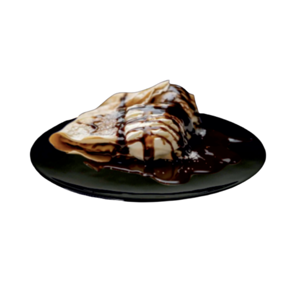 43 Russian pancakes with chocolate